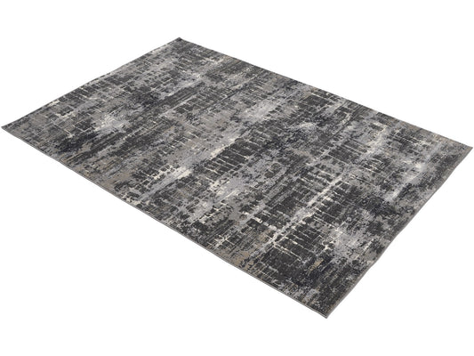 Caprice Grey Viscose Rug 160x230cm