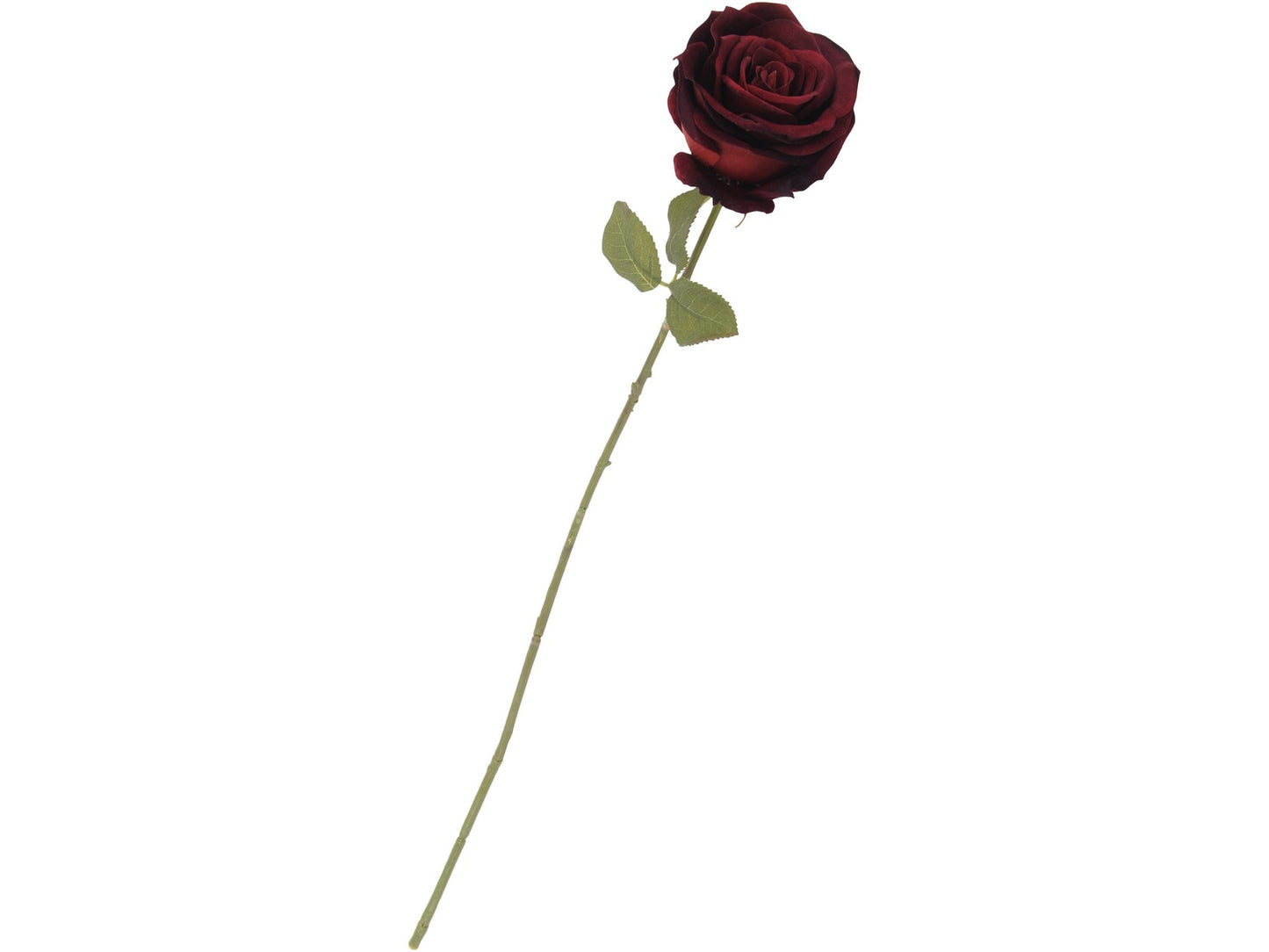 Faux Red Velvet Rose 67cm