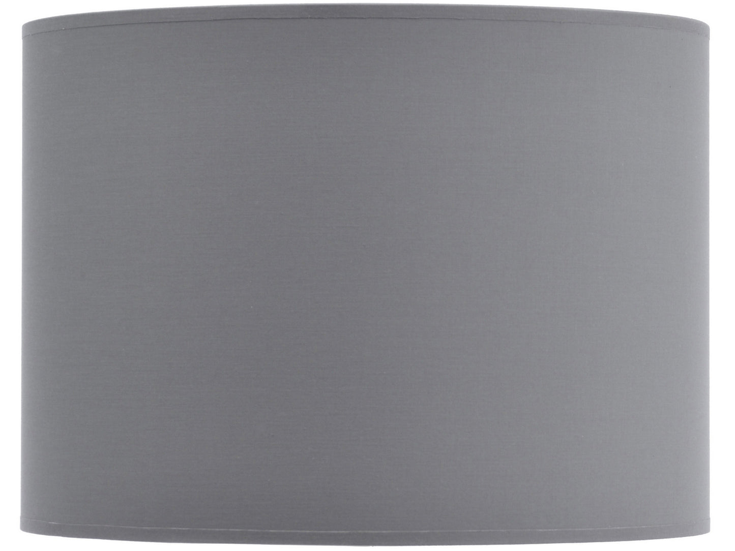 Grey and Silver Lined Drum 14" Lampshade