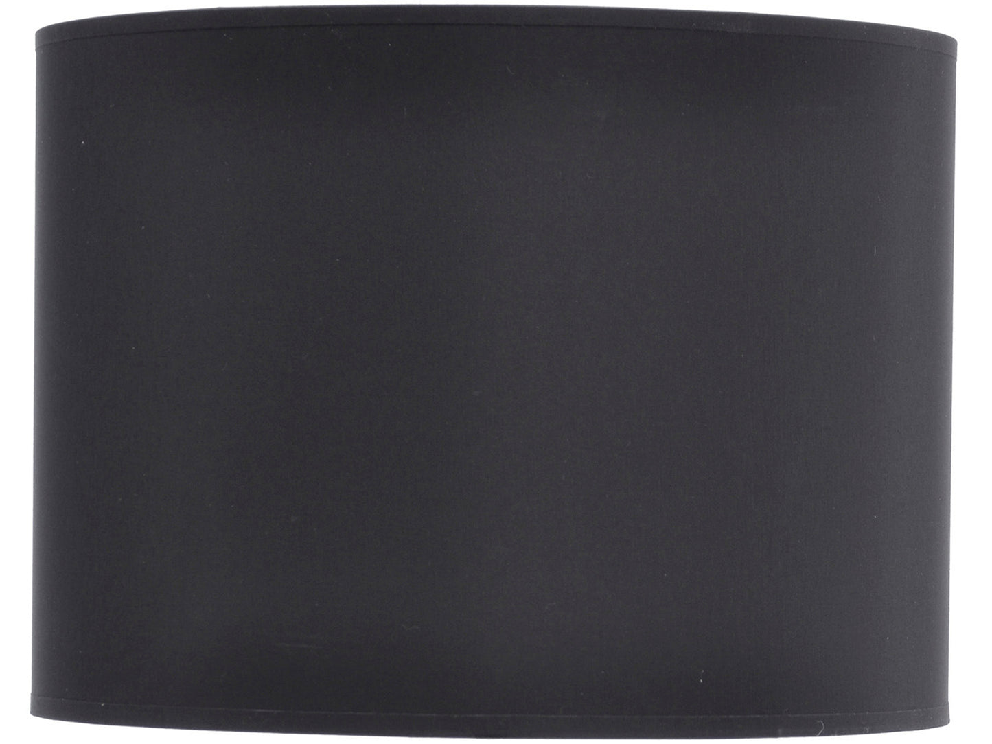 Black and Silver Lined Drum 14" Lampshade