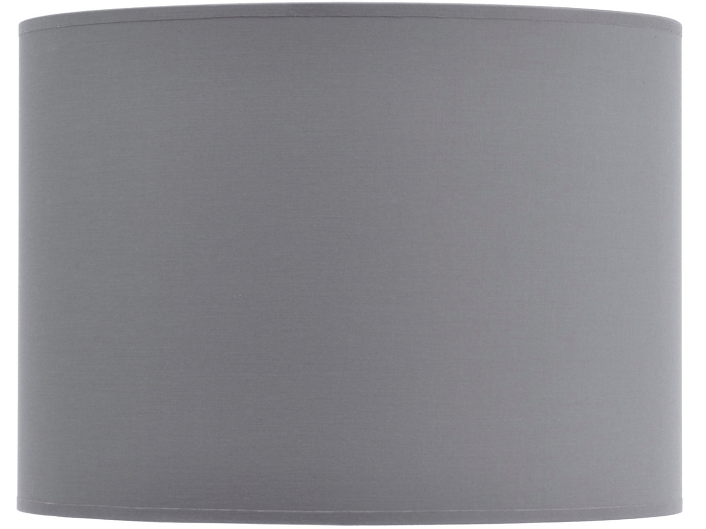 Grey and Silver Lined Drum 16" Lampshade