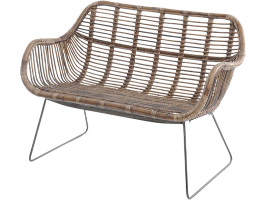 Toba Rattan Bench