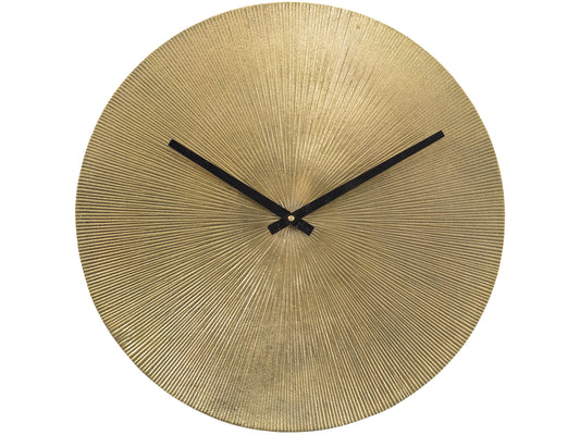 Antique Gold Starburst Aluminium Wall Clock