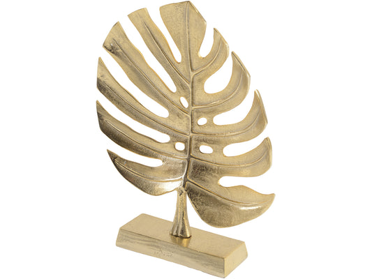 Monstera Gold Leaf Aluminium Sculpture