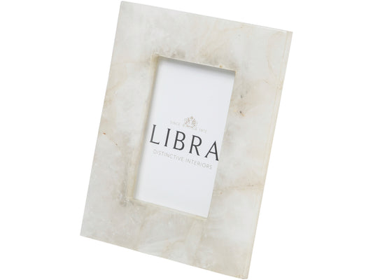 EX DISPLAY Atarah White Quartz Photo Frame 4x6inch