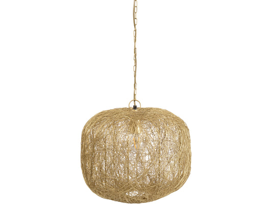 Tova Gold Woven Wire Wide Pendant E27 40W 1