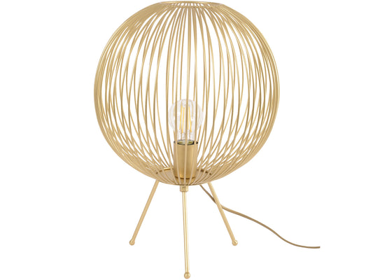 Tova Gold Spherical Tripod Table Lamp E27 40W 1