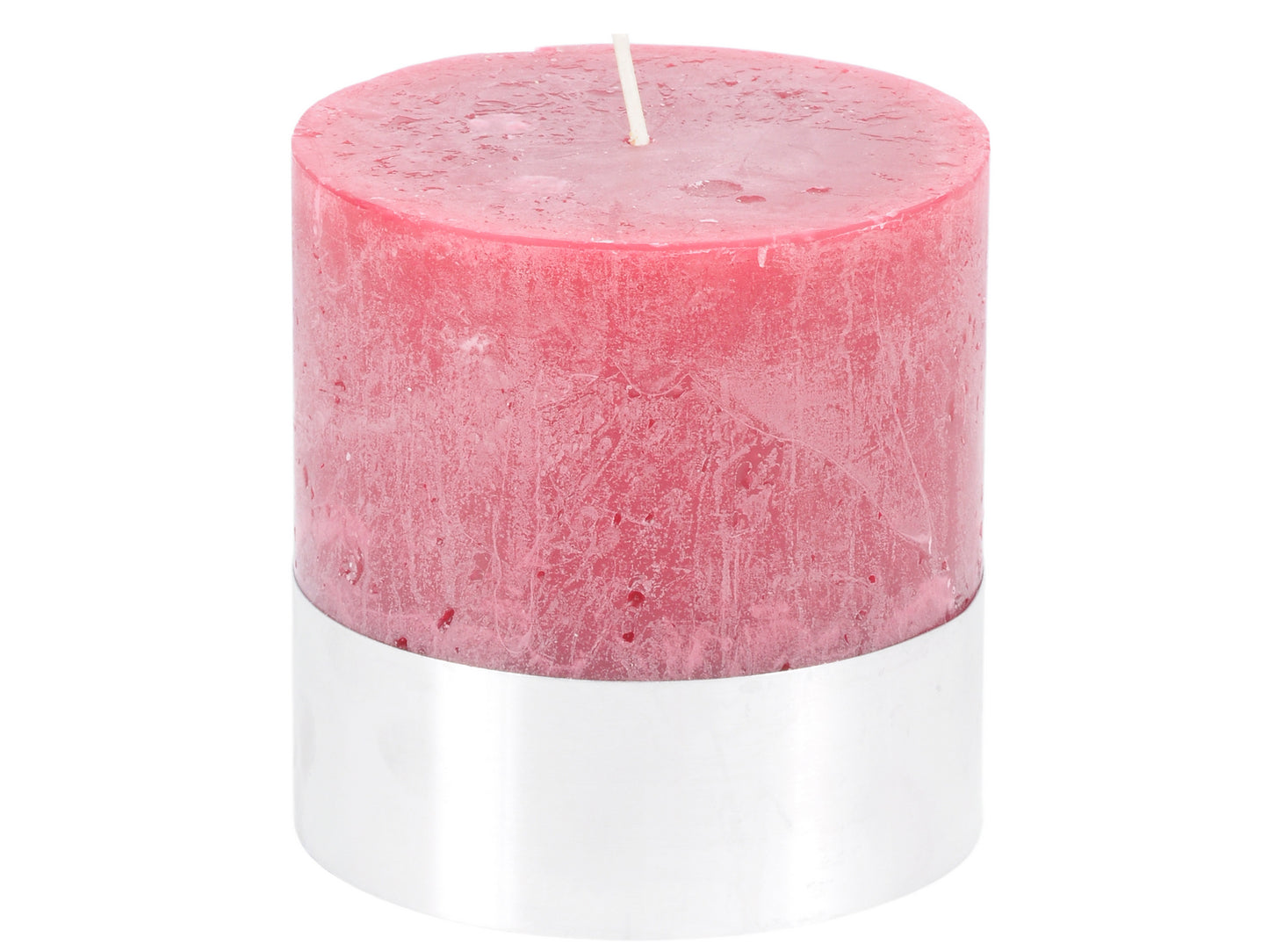 Claret Rustica Pillar Candle 10x10cm