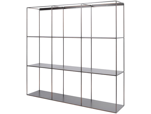 Fitzroy Bronze Metal Shelving Unit