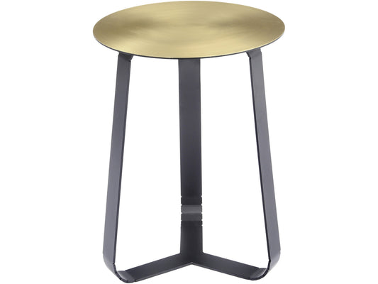 EX DISPLAY Bloomsbury Shiny Brass Side Table