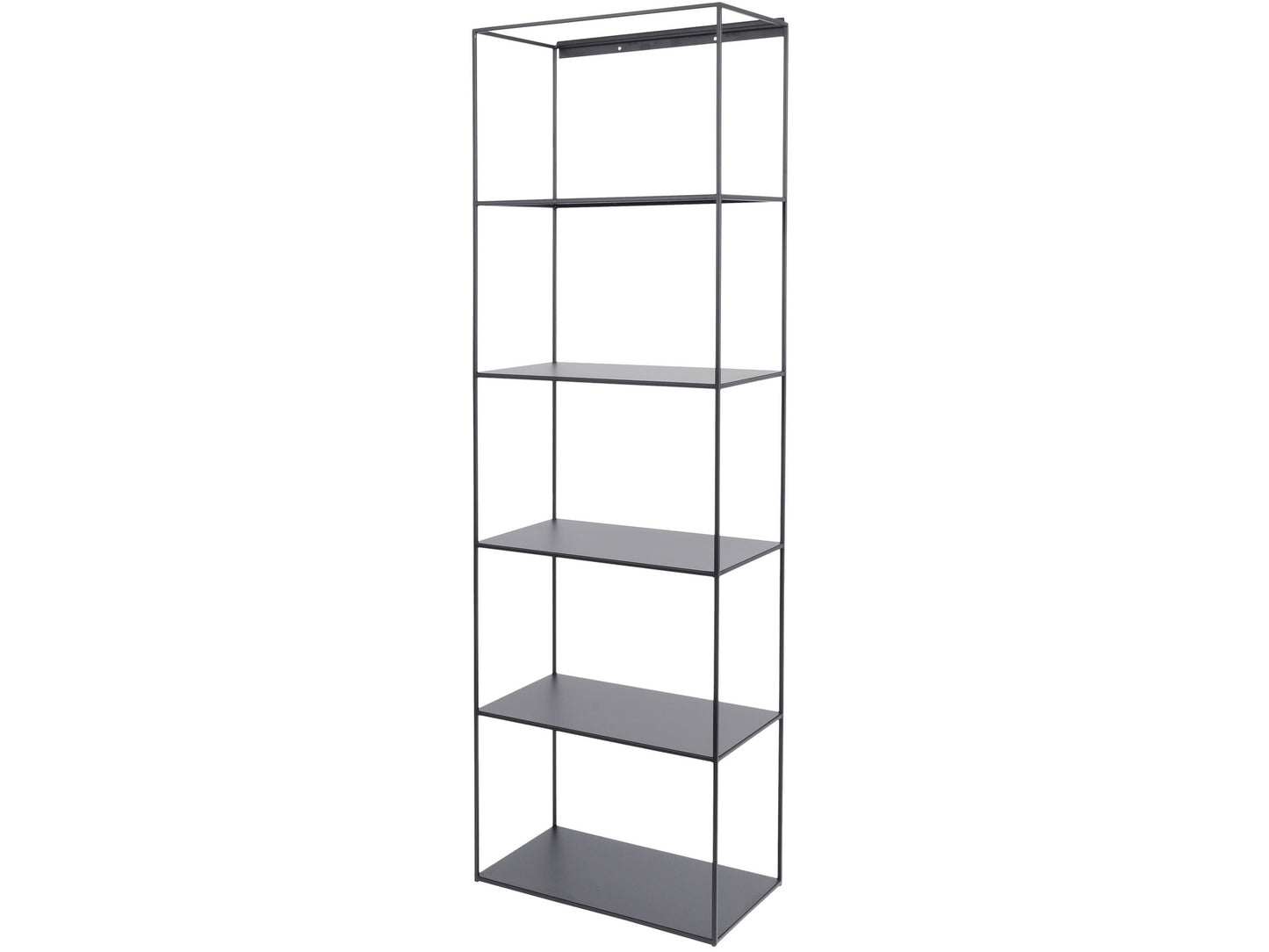 EX DISPLAY Chancery Black Metal Shelving Unit