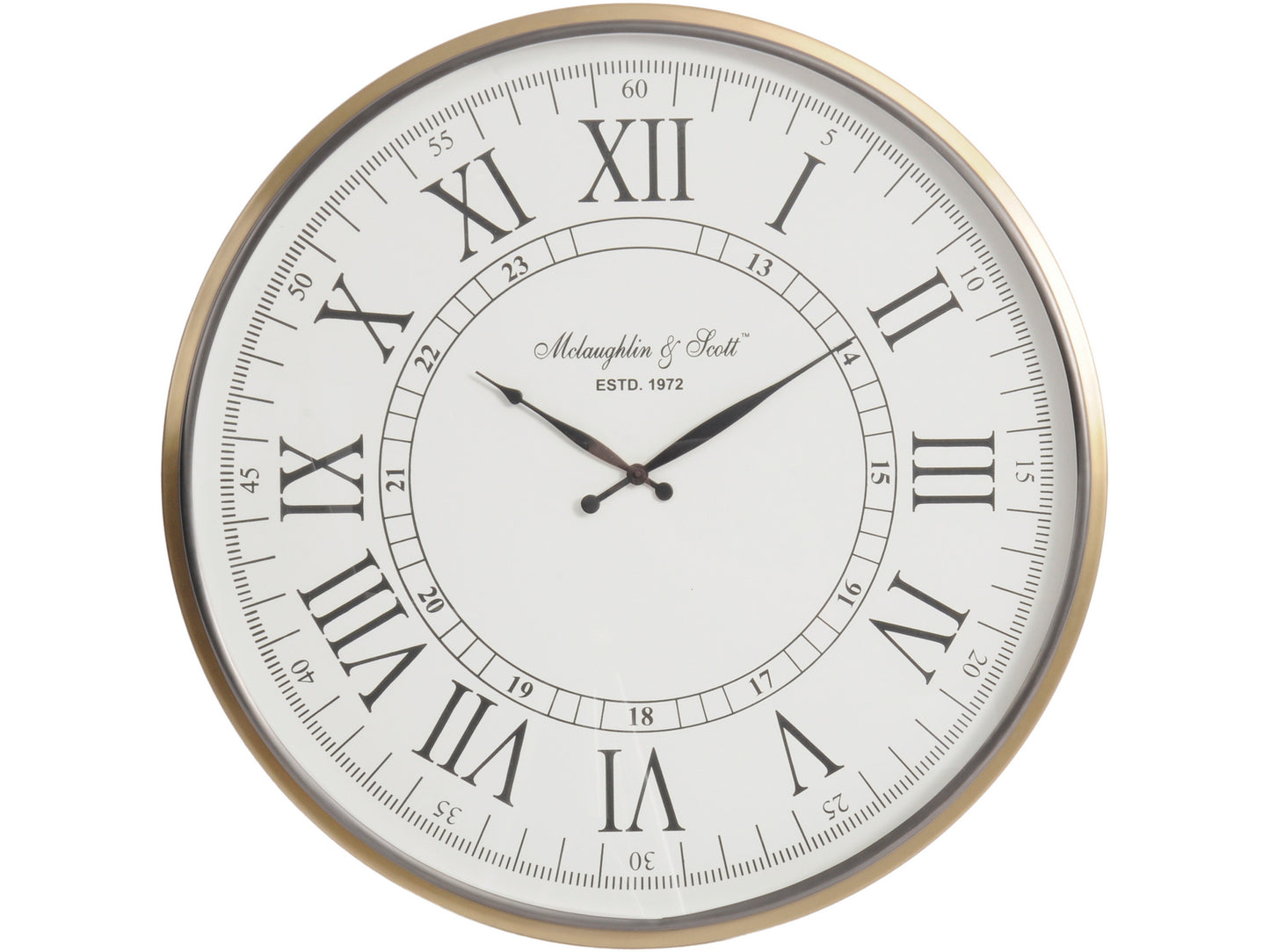 Lexington Brass Wall Clock