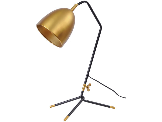 Corvus Brass Shade Table Lamp E27 40W 1