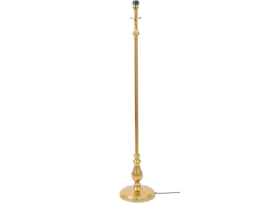 EX DISPLAY Gold Finish Floor Lamp Base with Classic Detailing  E27 60W 20"Shade