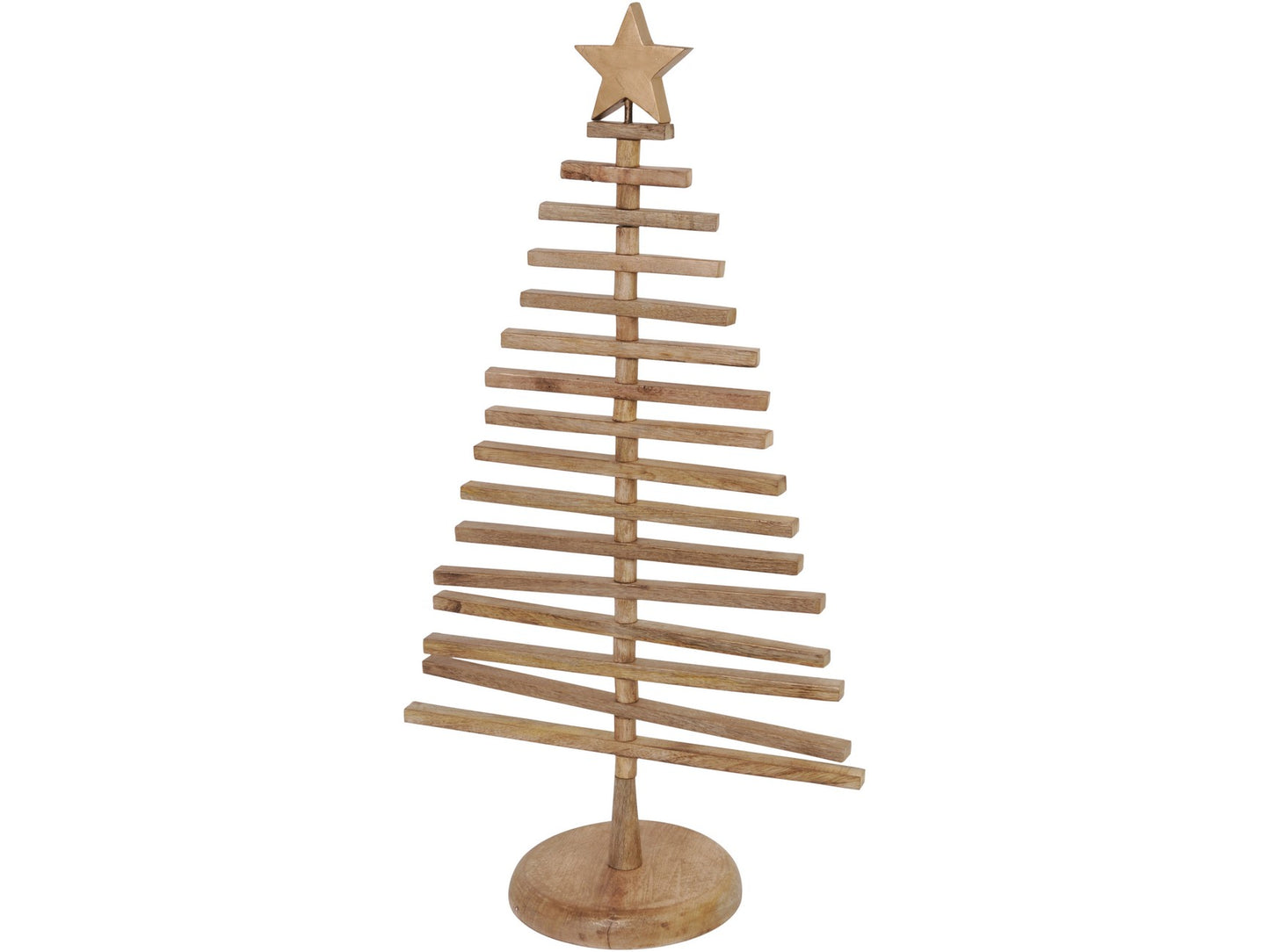 Rustic Wooden Christmas Tree Large - Xmas