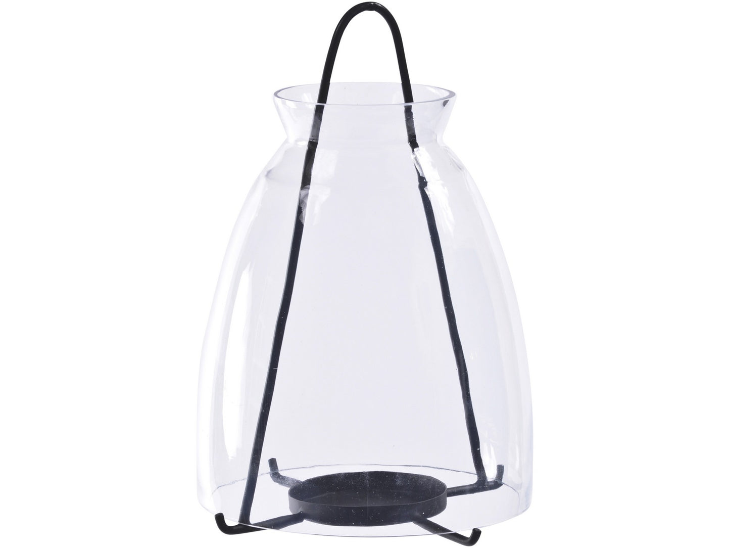 Clear Glass Small Lantern