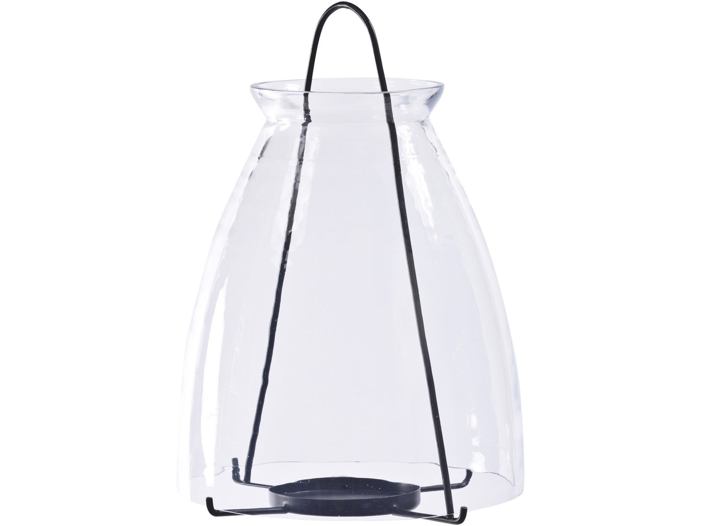 Clear Glass Medium Lantern