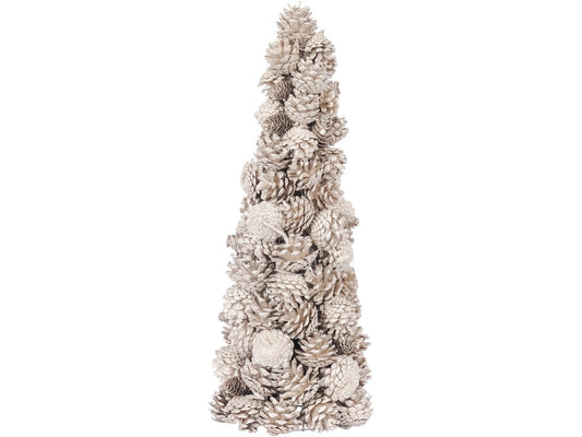 EX DISPLAY Gold Pinecone Large Natural Tree - Xmas