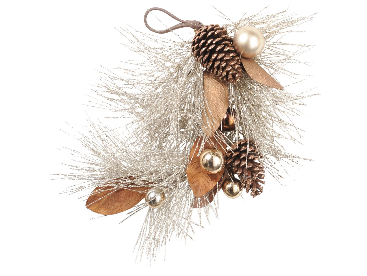 Pinecone Gold Drop Ornament - Xmas