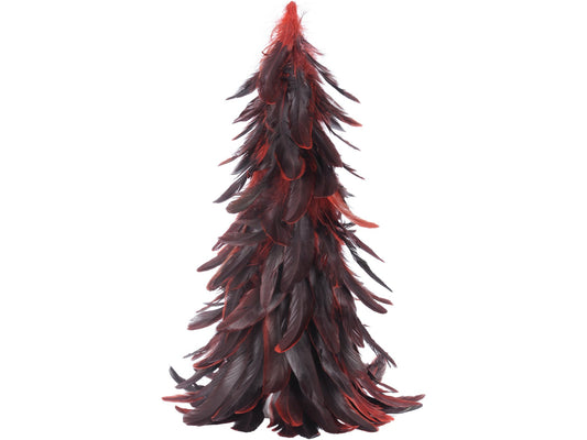 Feather Red Tree - Xmas