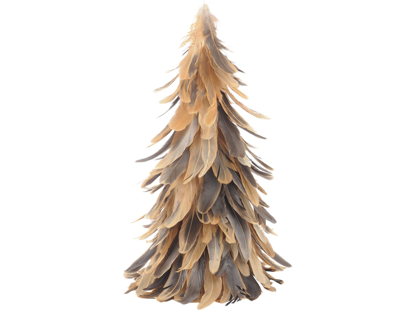 EX DISPLAY Feather Brown Small Tree - Xmas